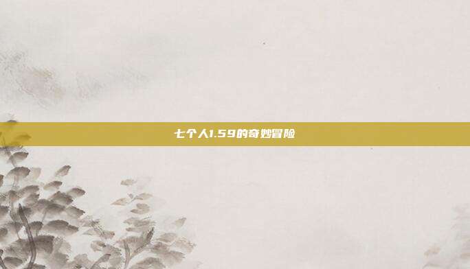 七个人1.59的奇妙冒险