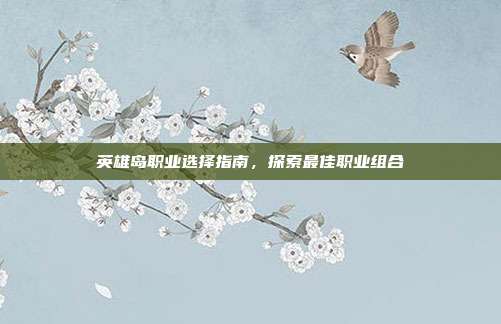英雄岛职业选择指南,探索最佳职业组合