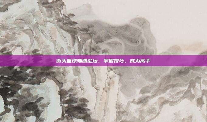 街头篮球辅助论坛,掌握技巧,成为高手