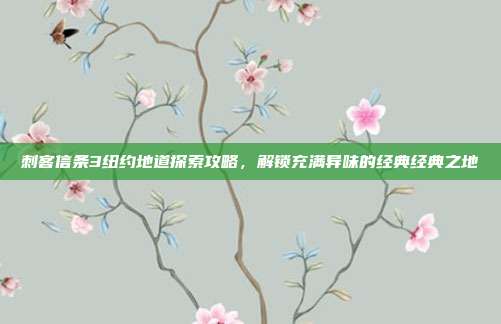 刺客信条3纽约地道探索攻略,解锁充满异味的经典经典之地