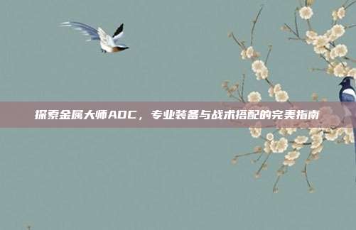 探索金属大师ADC,专业装备与战术搭配的完美指南