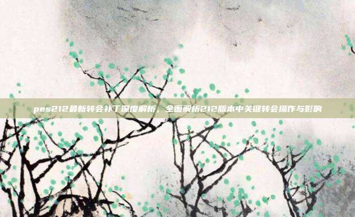 pes212最新转会补丁深度解析,全面解析212版本中关键转会操作与影响