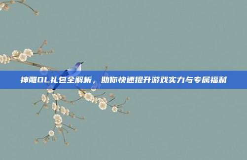神雕OL礼包全解析,助你快速提升游戏实力与专属福利