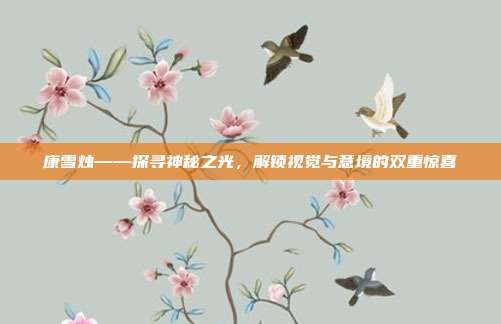 康雪烛——探寻神秘之光,解锁视觉与意境的双重惊喜
