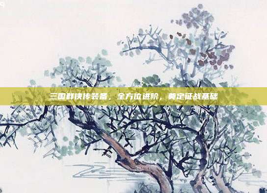 三国群侠传装备，全方位进阶，奠定征战基础