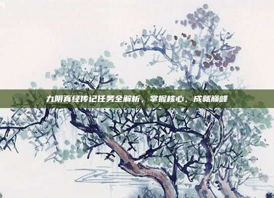 九阴真经传记任务全解析,掌握核心,成就巅峰