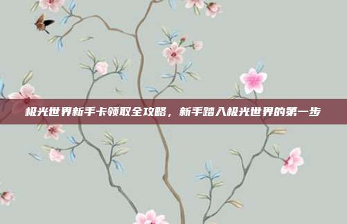 极光世界新手卡领取全攻略，新手踏入极光世界的第一步