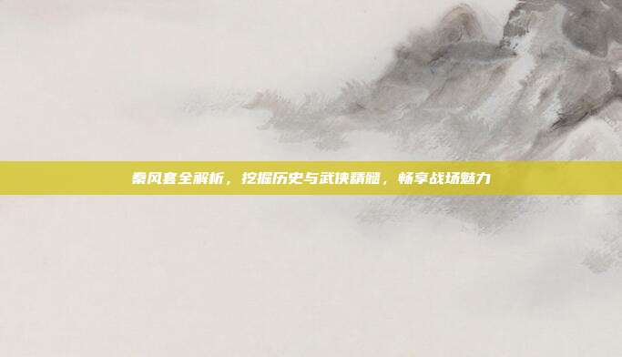 秦风套全解析,挖掘历史与武侠精髓,畅享战场魅力