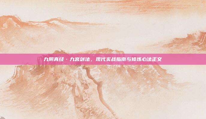 九阴真经·九宫剑法,现代实战指南与修炼心法正文