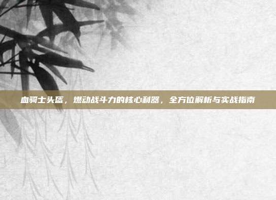 血骑士头盔,燃动战斗力的核心利器,全方位解析与实战指南