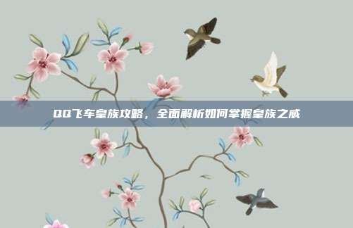 QQ飞车皇族攻略，全面解析如何掌握皇族之威