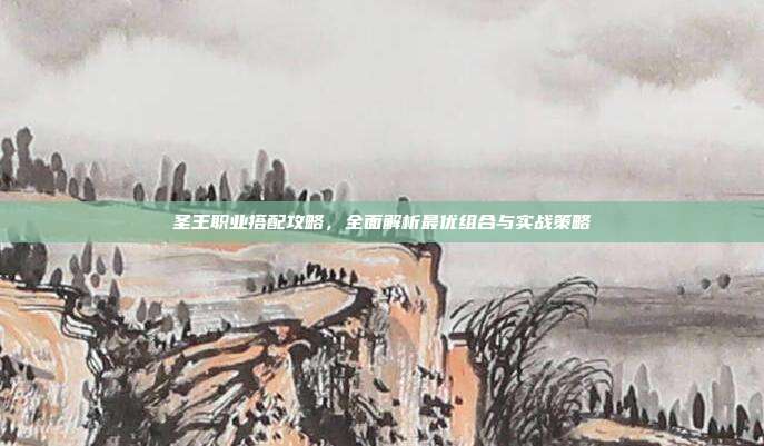圣王职业搭配攻略，全面解析最优组合与实战策略
