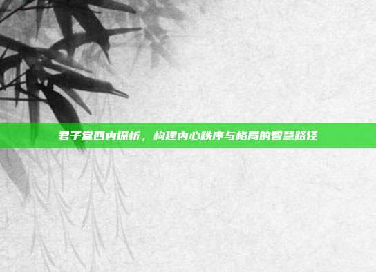 君子堂四内探析,构建内心秩序与格局的智慧路径