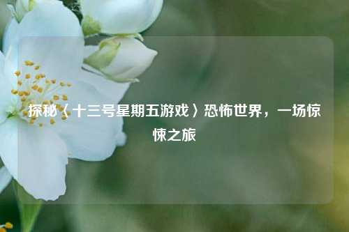 探秘〈十三号星期五游戏〉恐怖世界，一场惊悚之旅