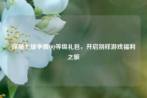 探秘七雄争霸QQ等级礼包,开启别样游戏福利之旅