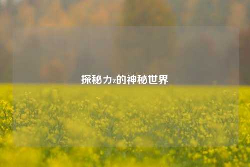探秘カz的神秘世界