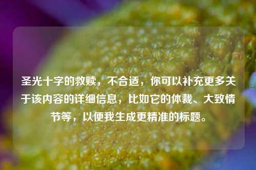 圣光十字的救赎,不合适,你可以补充更多关于该内容的详细信息,比如它的体裁、大致情节等,以便我生成更精准的标题。