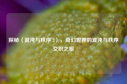探秘〈混沌与秩序 2〉,奇幻世界的混沌与秩序交织之旅