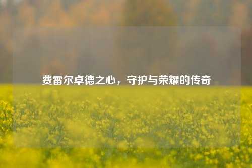 费雷尔卓德之心，守护与荣耀的传奇