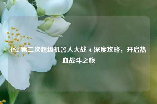 PS2 第二次超级机器人大战 A 深度攻略,开启热血战斗之旅