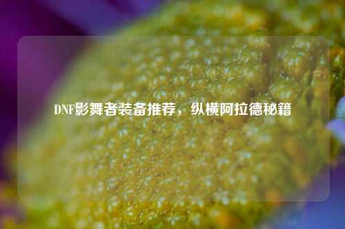 DNF影舞者装备推荐,纵横阿拉德秘籍