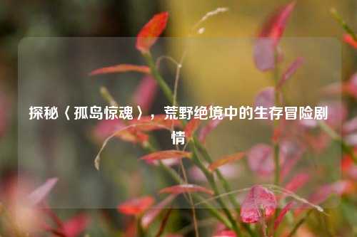 探秘〈孤岛惊魂〉,荒野绝境中的生存冒险剧情
