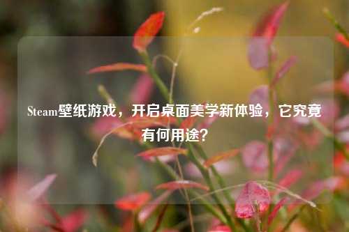 Steam壁纸游戏,开启桌面美学新体验,它究竟有何用途?