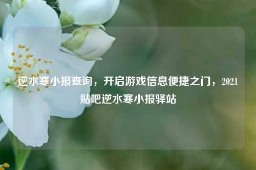 逆水寒小报查询,开启游戏信息便捷之门,2021贴吧逆水寒小报驿站